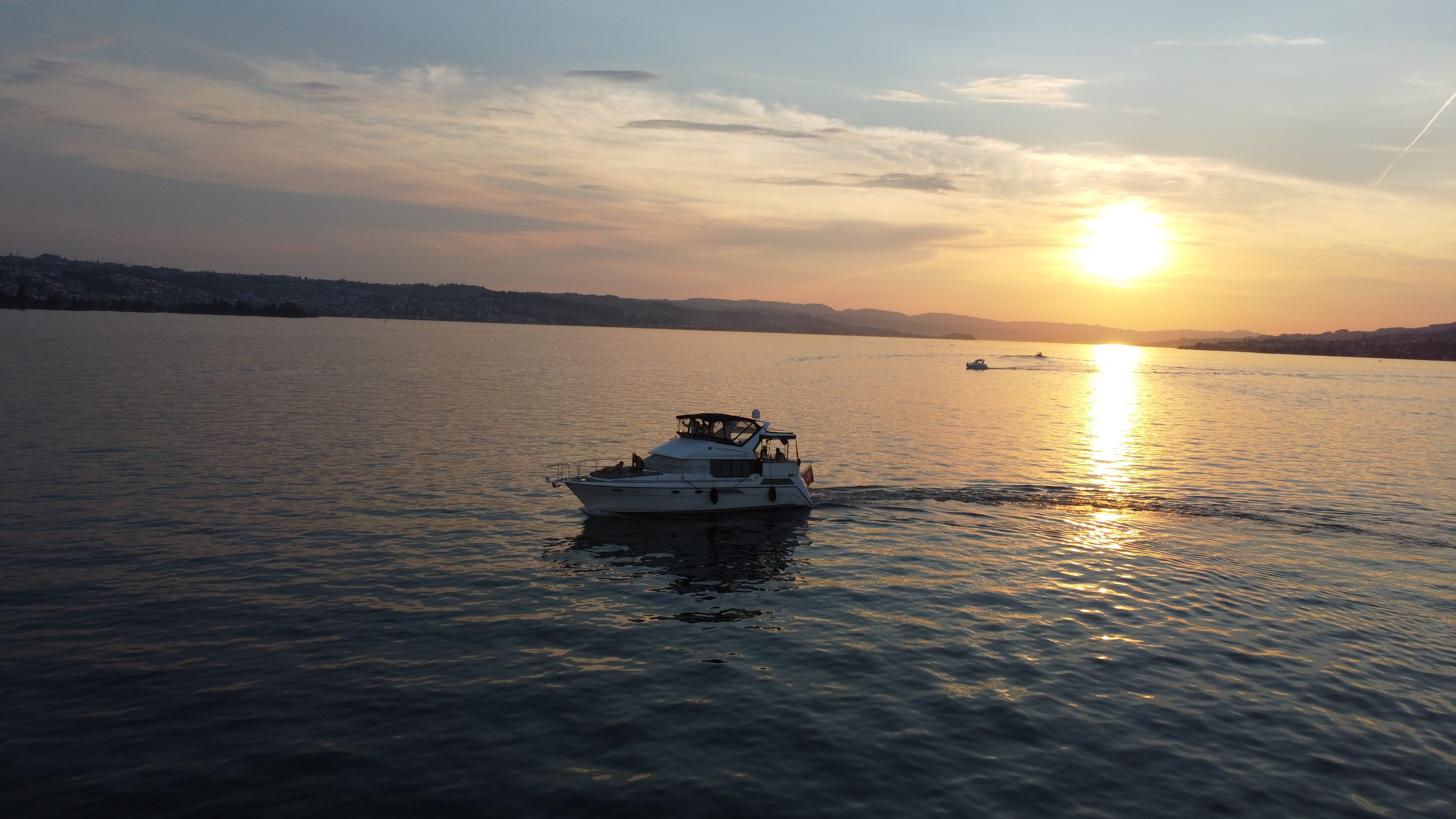 An Bord der Yacht Alexandra auf dem Zürichsee