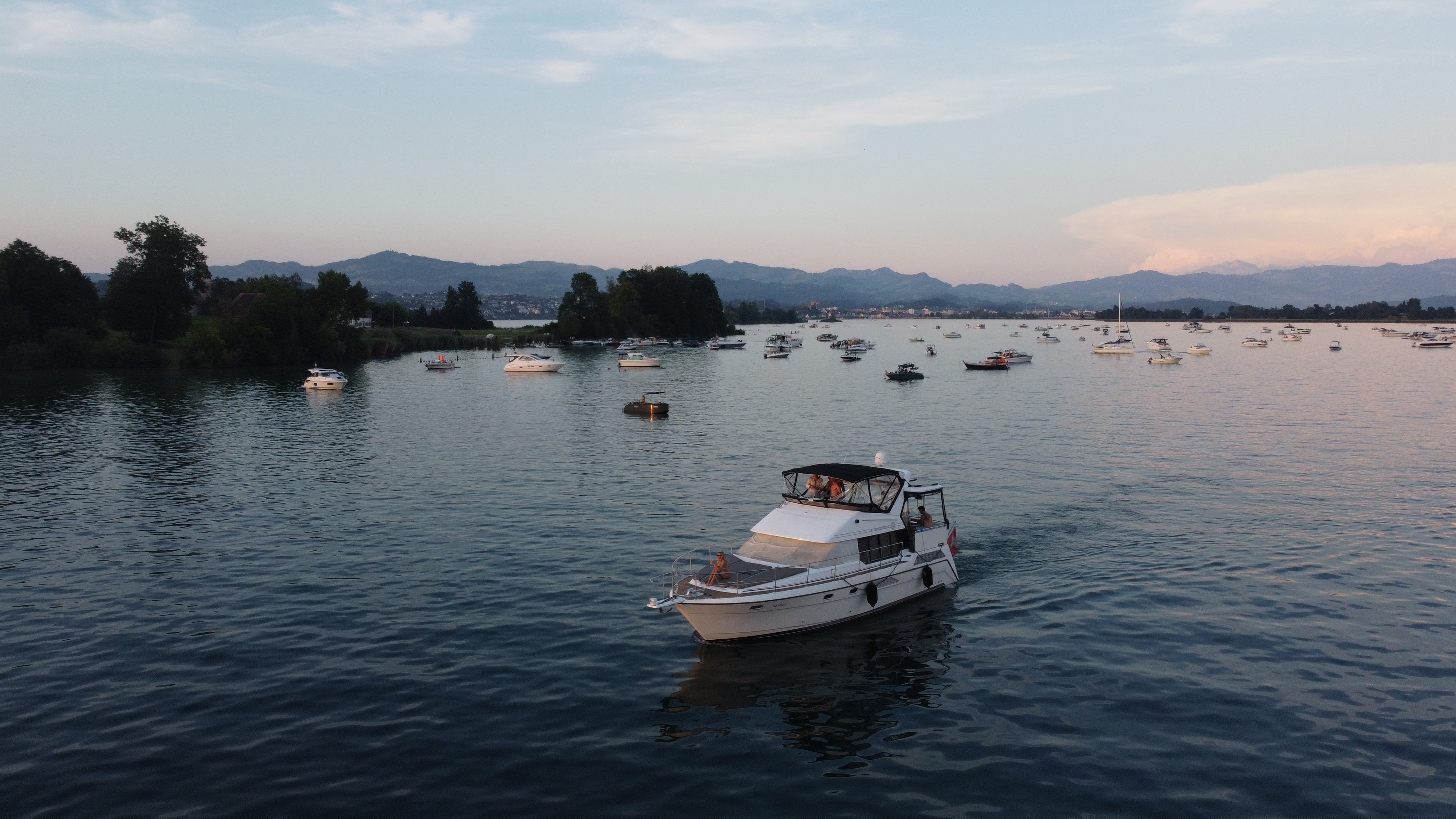 Gäste an Bord – Zürichsee Ausfahrt